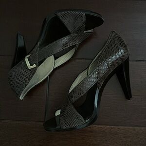 Michael Kors Snakeskin Effect Heels